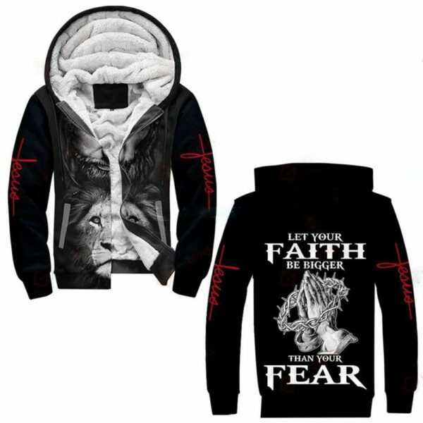 Let Your Faith Be Bigger Than Your Fear All Over Printed Shirts - Image 7