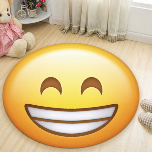 Funny Icon Carpet Rug - Round Rugs RG721 - Image 2