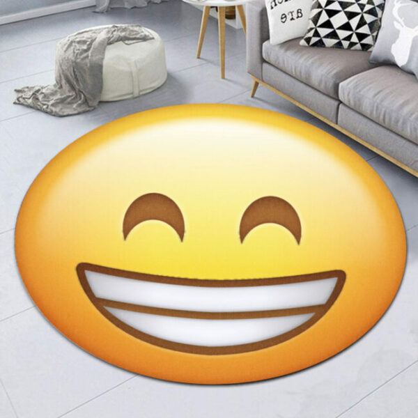Funny Icon Carpet Rug - Round Rugs RG721 - Image 3