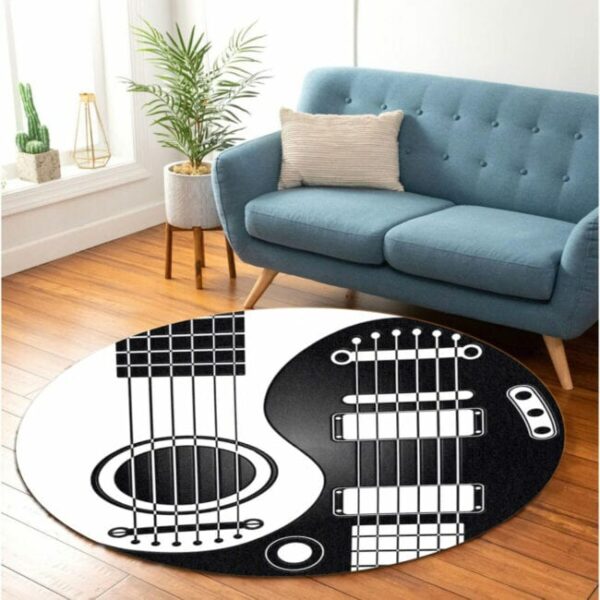 Love Music Carpet Rug - Round Rugs RG718 - Image 3
