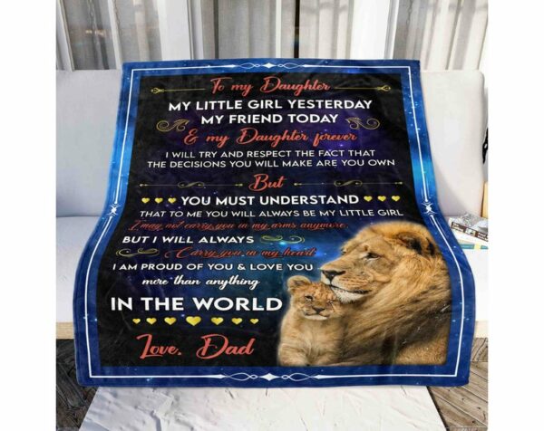 A Letter To My Daughter Blanket BS1166