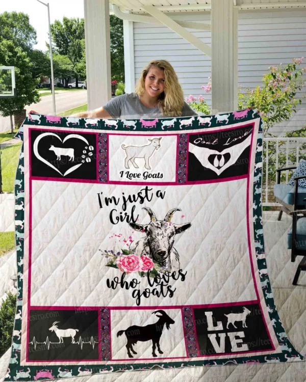 I'm Just A Girl Who Loves A Goals Quilt BS2003