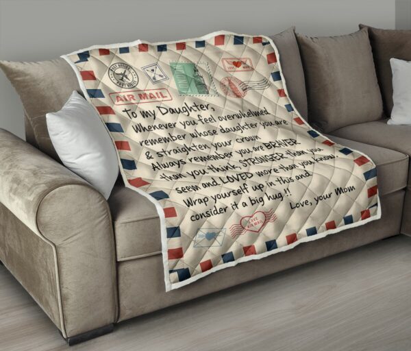 A Letter To My Daughter Quilt BS232